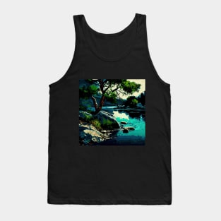 Deep River Scenery Tank Top